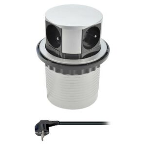 Zásuvka výsuvná kruhová Solight