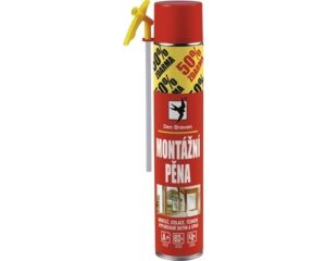 Montážní pěna trubičková RL 500+250 ml zdarma DEN BRAVEN