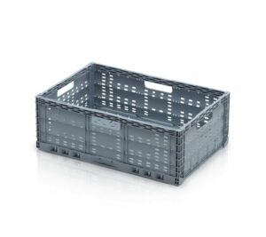 Skládací přepravka děrovaná 60×40×22 cm
