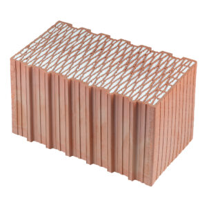 Broušená cihla HELUZ FAMILY 44 2in1 P10 s tepelnou izolací 247×440×249 mm HELUZ