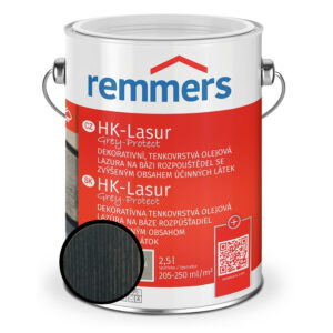 Lazura ochranná Remmers HK Lasur Grey protect granitgrau 2