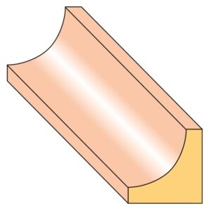 Lišta stropní S3 smrk nastavený 17×17×2000 mm