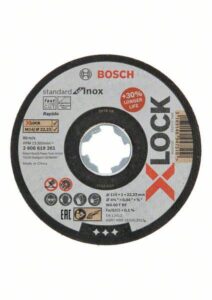 Kotouč řezný korundový Bosch Professional Standard for Inox X-LOCK 115×1 mm