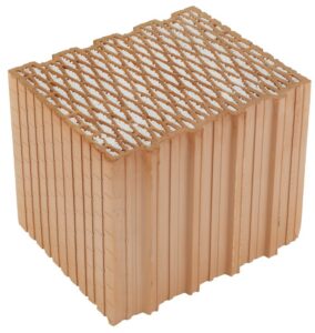 Broušená cihla HELUZ FAMILY 30 2in1 s tepelnou izolací 247×300×249 mm HELUZ