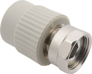 Přechodka PP-R s kovovou převlečnou matkou D20×3/4"