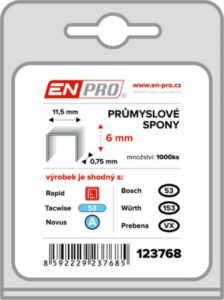 Spony ENPRO PROFI 530/12 mm (1000 ks/bal.)