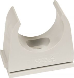 Příchytka PVC pro trubky světle šedá pr. 20 mm (10ks/bal) Kopos Kolín a.s.