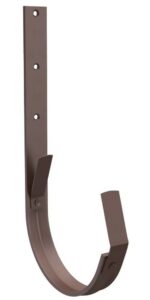 Žlabový hák dlouhý DEKRAIN 330 FeZn lakovaný ROBUST čokoládově hnědý RAL 8017 DEK