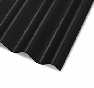 CEMBRIT Vláknocementová vlnitá střešní krytina A5 1250x918 mm Černá CEMBRIT