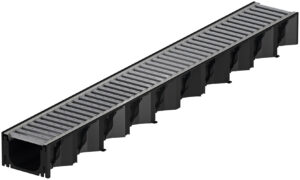 Žlab se zinkovým můstkovým roštem ACO HexaSelf 1