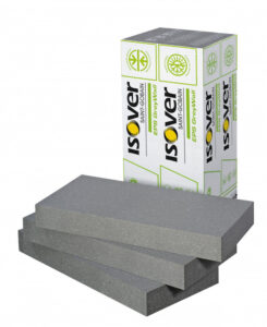Fasádní polystyren (šedý) ISOVER GREYWALL 20 mm (1000x500 mm) ISOVER