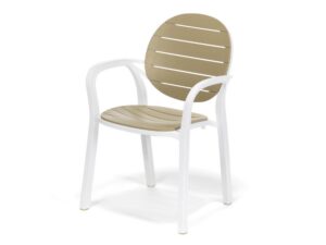 Polypropylenová židle MOLLY hnědá