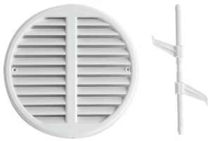 Mřížka větrací kruhová krytka VM průměr 125-160 mm