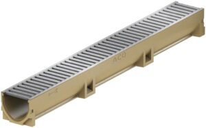 Žlab s pozinkovaným můstkovým roštem ACO EuroSelf 0