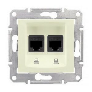 Zásuvka datová CAT5E 2xRJ45