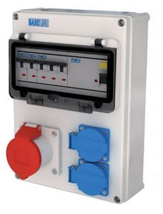 Kombinace zásuvková 1×16 A 400 V 2×230 V