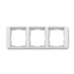 Rámeček trojnásobný vodorovný Element bílá / ledová bílá ABB