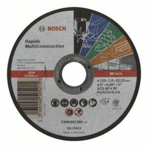 Dělicí kotouč Bosch Rapido Multi Construction 125×22