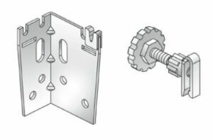 Sada univerzální úhelníkové konzole pro deskové radiátory X