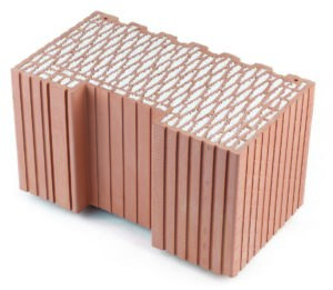 Broušená cihla HELUZ FAMILY 44-K 2in1 krajová