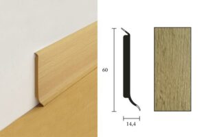 Lišta soklová 1Floor kaštan 14