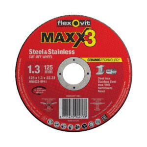 Kotouč korundový na nerezovou ocel Flexovit Maxx3 115×22