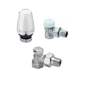 Sada termostatické hlavice IMI DX a bočního přípojení rohová