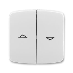 Kryt spínače žaluziového kolébkového dělený Tango šedá ABB