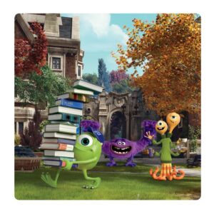 Dekorační obrázek z akrylátového plexiskla s motivem Monstrů