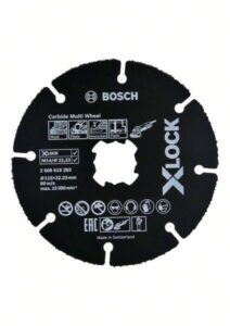 Kotouč řezný karbidový Bosch Professional Carbide Multi Wheel X-LOCK 115 mm