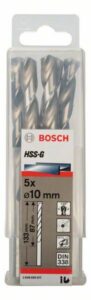 Vrtáky HSS-G Standartline 10×87×133 (5 ks/balení) BOSCH