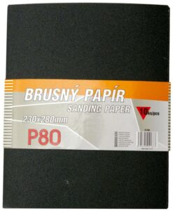 Papír smirkový 230×280 mm P100