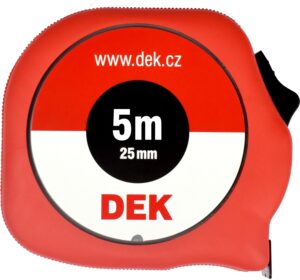 Metr svinovací DEK Supra DEK Supra 5 m/25 mm DEK