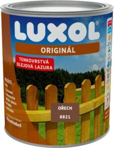 Lazura na dřevo Luxol Originál 0021 ořech 4