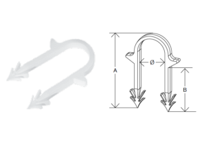 Sponky podlahového vytápění volné 50mm DEK