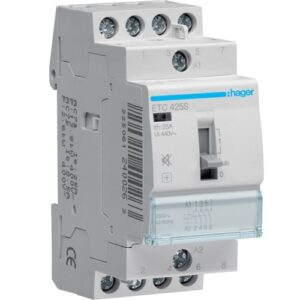 Stykač 25 A 230 V 4S s automatickým návratem a sníženou uhlučností