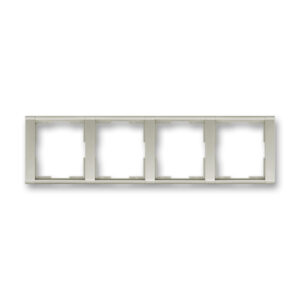 Rámeček čtyřnásobný vodorovný Time starostříbrná ABB