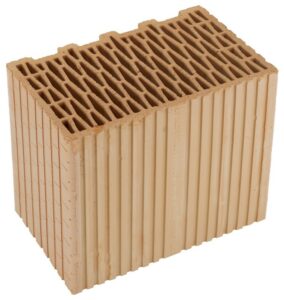 Broušená cihla HELUZ FAMILY 30-R rohová 182×300×249 mm HELUZ