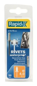 Nýty vodotěsné Rapid Waterproof 4×16 mm 50 ks