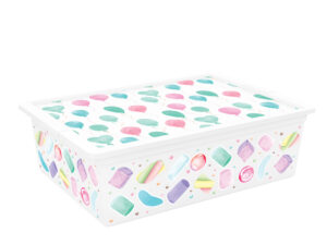 Úložný box velikosti L motiv Style Portobello