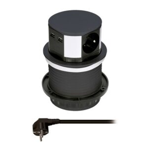 Zásuvka výsuvná kruhová Solight