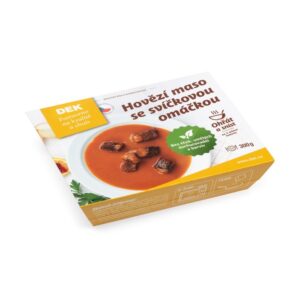 Hovězí maso se svíčkovou omáčkou