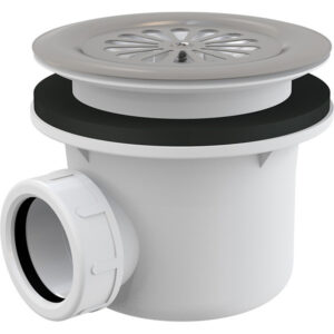 Vaničkový sifon Alcaplast A48 s nerezovou mřížkou ALCA PLAST