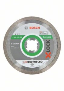 Kotouč řezný diamantový Bosch Professional Standard for Ceramic X-LOCK 125×1