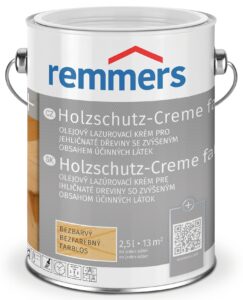 Lazura na dřevo Remmers Holzschutz-Creme farblos 2