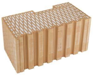 Broušená cihla HELUZ FAMILY 50-K 2in1 krajová