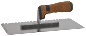 Hladítko nerezové zubové DEK N30 130×280 mm zuby 6 mm DEK