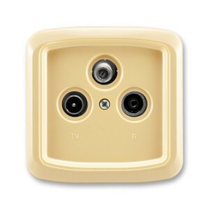 Zásuvka TV/R/SAT kompletní koncová