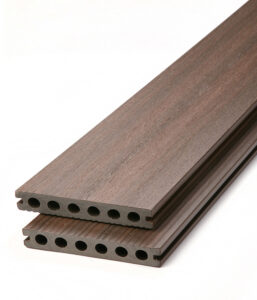 Prkno terasové dřevoplastové DŘEVOplus PROFI odstín walnut 23x138×4000 mm EFIOS