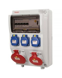 Skříň zásuvková 1×32A 1×16A 400V 3×230V Famatel v510-6kA